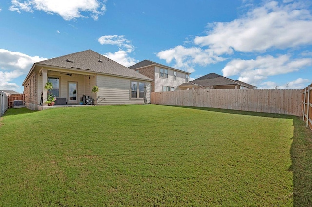 4909 Teverola Dr, Round Rock, TX 78665 - rear view of house featuring a fenced backyard