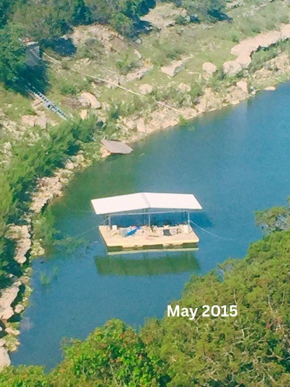 19426 Fisher Ln, Spicewood, TX 78669 - aerial view of a nearby body of water