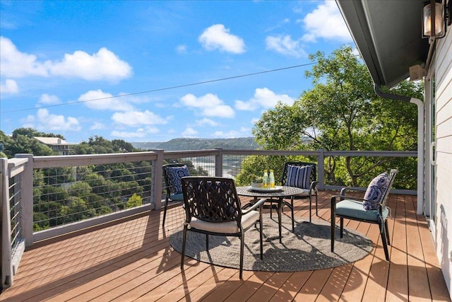 19426 Fisher Ln, Spicewood, TX 78669 - view of wooden terrace