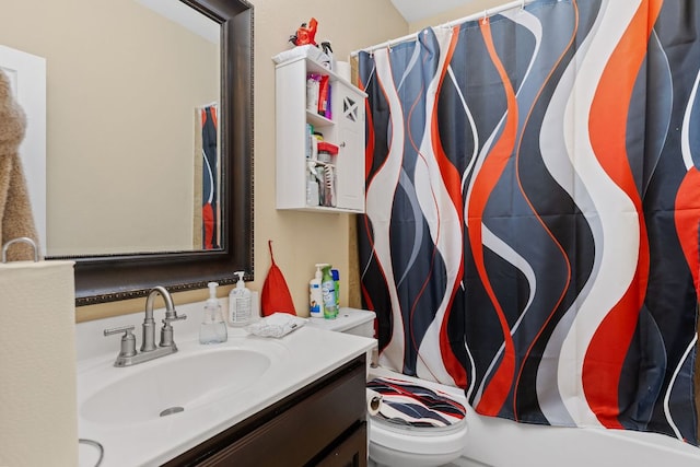 3604 Rosalina Loop, Round Rock, TX 78665 - bathroom with toilet and vanity