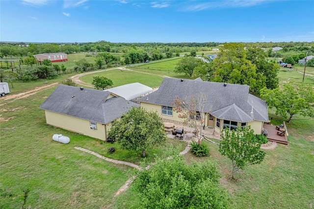 255 Mesquite Dr, Cedar Creek, TX 78612 - aerial view of property and surrounding area with a tree filled landscape