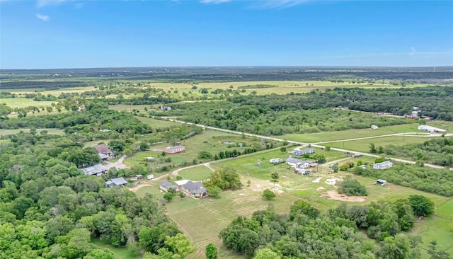 255 Mesquite Dr, Cedar Creek, TX 78612 - aerial view of property and surrounding area with rural landscape