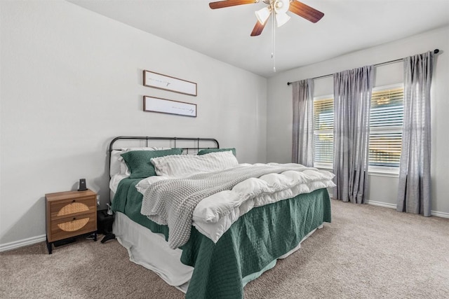 5867 Copano Loop, Belton, TX 76513 - bedroom featuring carpet and a ceiling fan