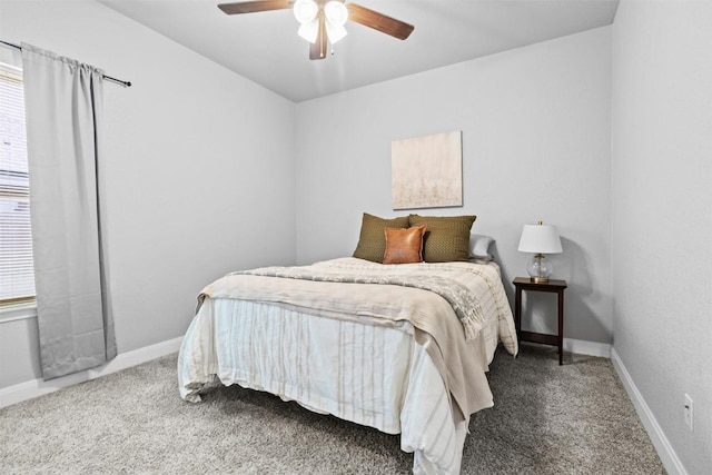 7516 Hardin Dr, Temple, TX 76502 - carpeted bedroom featuring multiple windows and ceiling fan