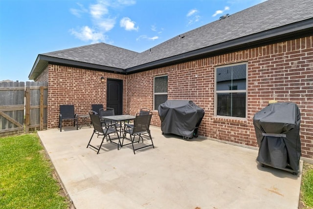 7516 Hardin Dr, Temple, TX 76502 - view of patio / terrace featuring a grill and outdoor dining area