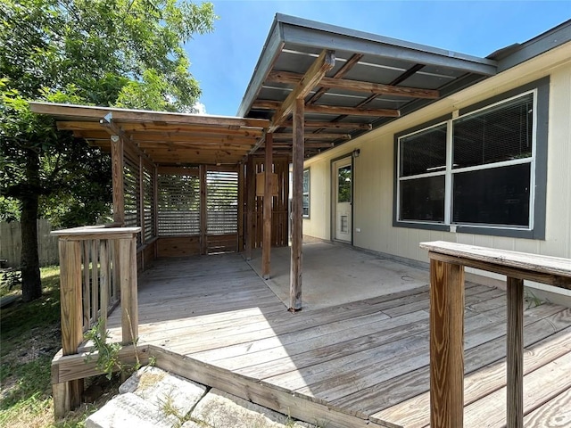 2101 Whistling Way, Taylor, TX 76574 - view of deck