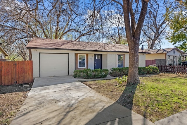 9417 N Creek Dr, Austin, TX 78753 - single story home with driveway, brick siding, and a garage