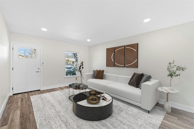 9417 N Creek Dr, Austin, TX 78753 - living room with wood finished floors, healthy amount of natural light, and recessed lighting