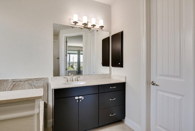 2521 Blended Tree Ranch Dr, Leander, TX 78641 - bathroom with vanity