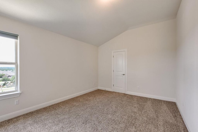 2521 Blended Tree Ranch Dr, Leander, TX 78641 - unfurnished room featuring carpet floors and vaulted ceiling