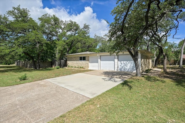 11508 Bell Ave, Austin, TX 78759 - view of front of home featuring driveway, an attached garage, and brick siding