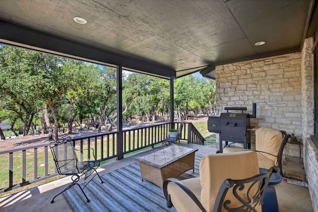 23644 Nameless Rd, Leander, TX 78641 - view of wooden porch