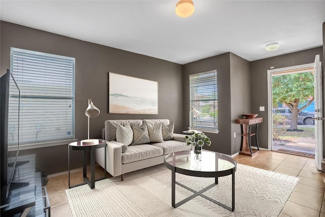 8925 China Rose Dr, Austin, TX 78724 - living room with light tile patterned floors