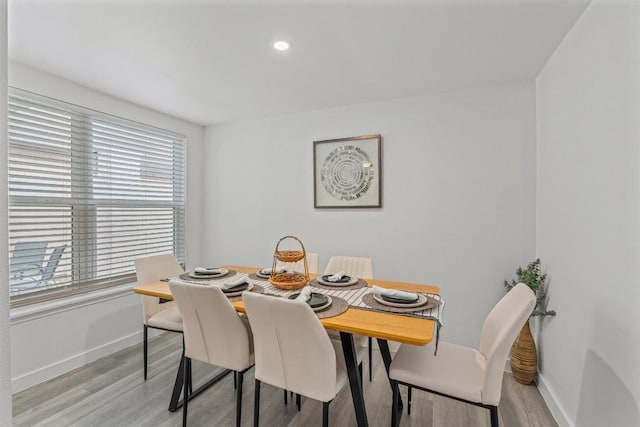 837 Mica Ln, Leander, TX 78641 - dining space featuring plenty of natural light, wood finished floors, and recessed lighting