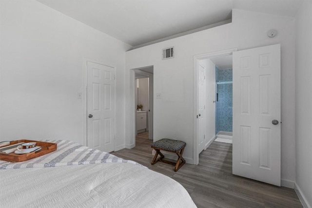 837 Mica Ln, Leander, TX 78641 - bedroom featuring wood finished floors and baseboards