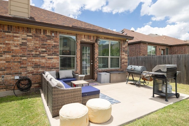 901 Water Hyacinth Loop, Leander, TX 78641 - view of patio / terrace featuring area for grilling and an outdoor hangout area