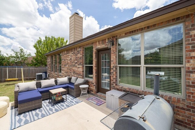 901 Water Hyacinth Loop, Leander, TX 78641 - view of patio / terrace featuring an outdoor hangout area