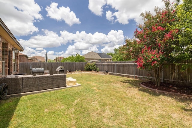 901 Water Hyacinth Loop, Leander, TX 78641 - fenced backyard with an outdoor living space