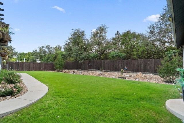 225 Escarpment Way, Cedar Park, TX 78613 - view of fenced backyard
