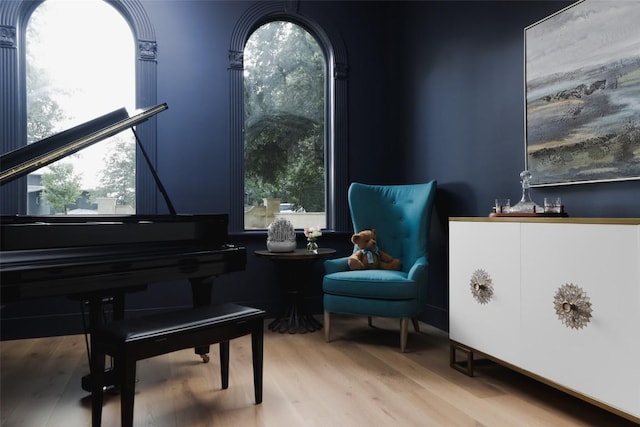 2005 Far Gallant Dr, Austin, TX 78746 - sitting room featuring wood finished floors and healthy amount of natural light