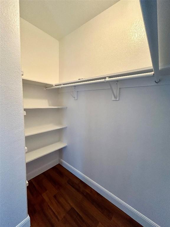 3805 E US-290 Hwy E, Paige, TX 78659 - walk in closet featuring wood finished floors