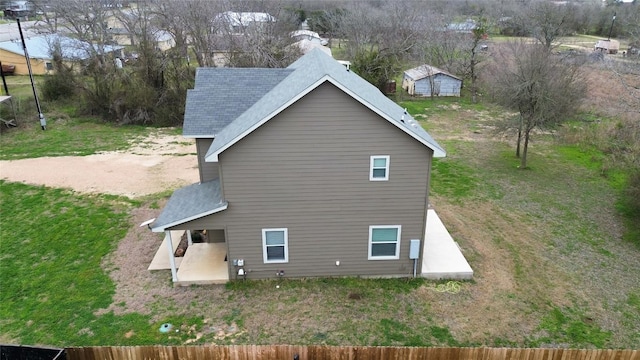 3805 E US-290 Hwy E, Paige, TX 78659 - view of side of property with a patio