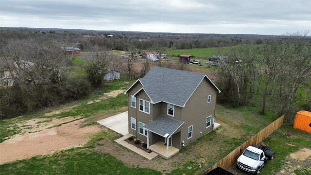 3805 E US-290 Hwy E, Paige, TX 78659 - view from above of property with a forest