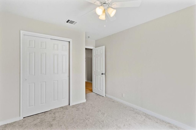1804 Fairweather Way, Cedar Park, TX 78613 - unfurnished bedroom with carpet floors, a closet, and ceiling fan