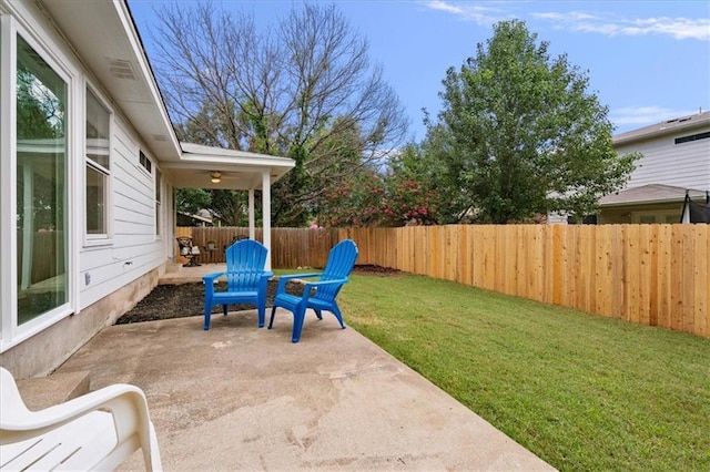 1804 Fairweather Way, Cedar Park, TX 78613 - fenced backyard featuring a patio