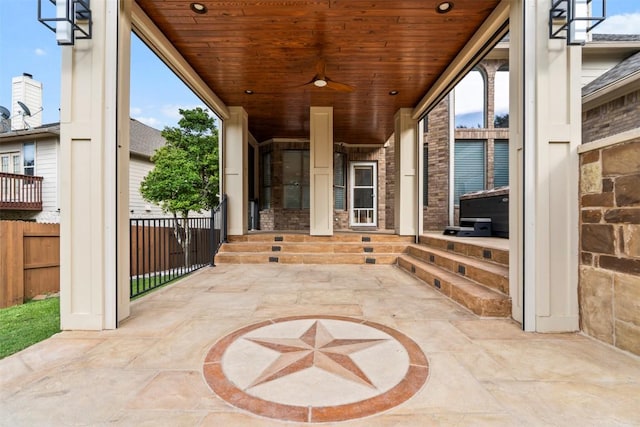 7608 Journeyville Dr, Austin, TX 78735 - view of patio with entry steps
