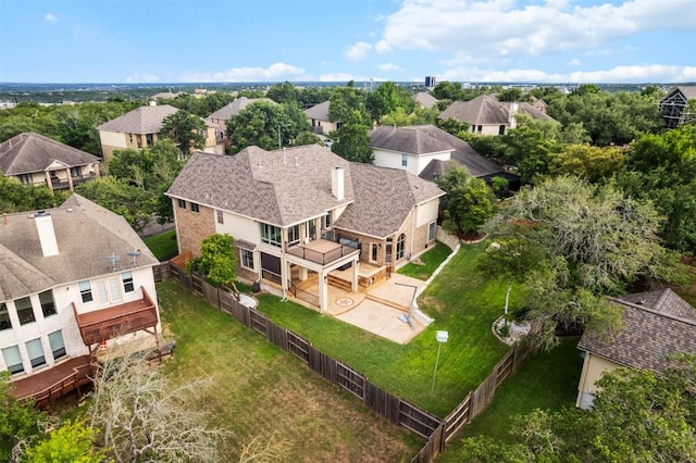 7608 Journeyville Dr, Austin, TX 78735 - aerial perspective of suburban area