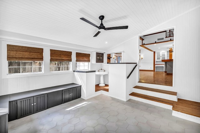 1806 S Main St, Georgetown, TX 78626 - unfurnished sunroom with lofted ceiling