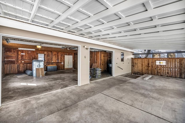 1806 S Main St, Georgetown, TX 78626 - garage with wood walls