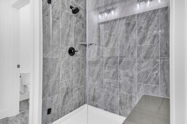 8609 San Giano Cv, Round Rock, TX 78665 - full bathroom featuring a tile shower