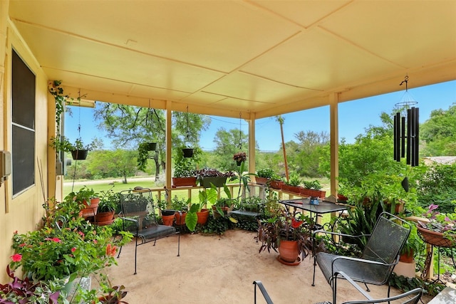 2415 W Fm 2147 W, Horseshoe Bay, TX 78657 - sunroom / solarium featuring plenty of natural light and concrete floors