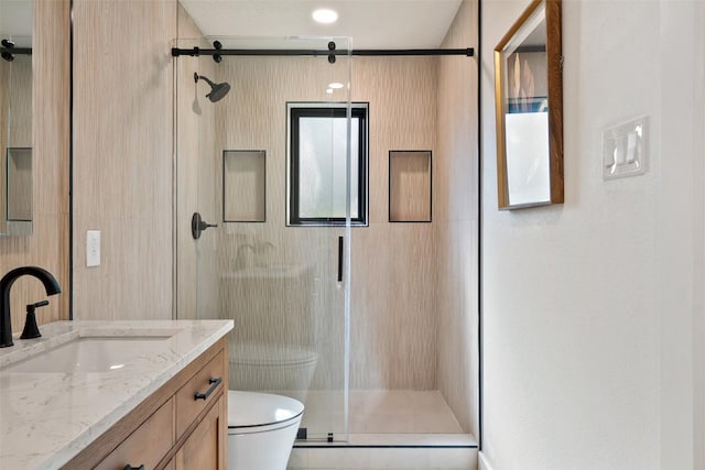 506 Explorer, Lakeway, TX 78734 - bathroom with vanity and a shower stall