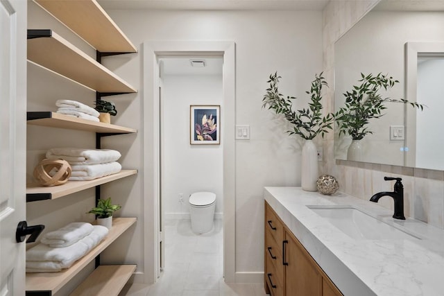 506 Explorer, Lakeway, TX 78734 - bathroom featuring vanity and tile patterned flooring