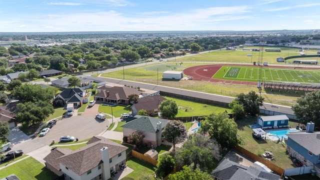 506 Turtle Back Cv, Killeen, TX 76542 - aerial perspective of suburban area with a pool area