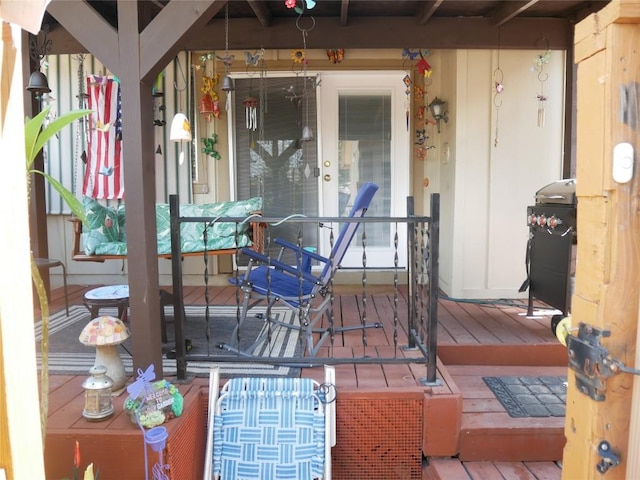 1501 W Braker Ln Unit 1262B, Austin, TX 78758 - deck featuring area for grilling