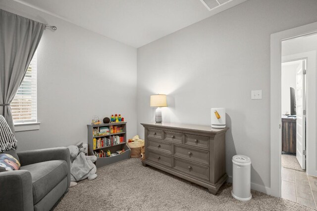 2705 Grizzly Way, Leander, TX 78641 - sitting room featuring light colored carpet