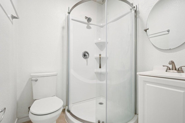 7634 Leonardo Dr, Round Rock, TX 78665 - bathroom with a shower stall and vanity