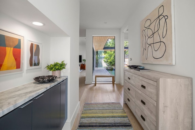1911 Piedmont Ave, Austin, TX 78757 - interior space with light wood-type flooring and baseboards