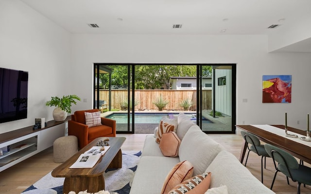 1911 Piedmont Ave, Austin, TX 78757 - living area featuring light wood-style floors