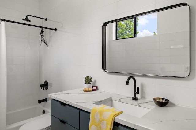 1911 Piedmont Ave, Austin, TX 78757 - full bathroom featuring vanity and shower / washtub combination
