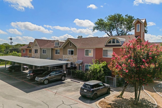 1101 Grove Blvd Unit 206, Austin, TX 78741 - view of partially covered parking lot