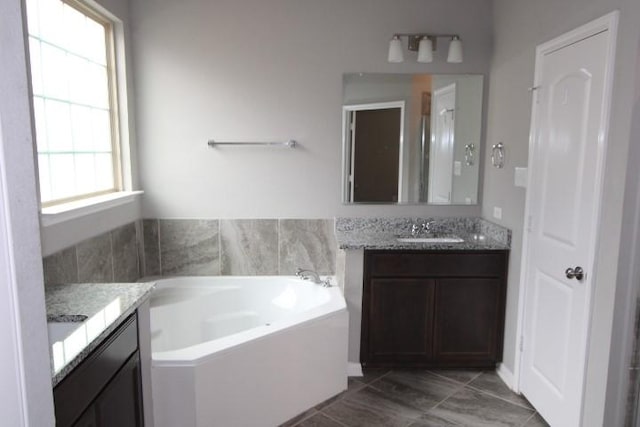 861 Stockdale Rd, Copperas Cove, TX 76522 - full bath with vanity and a garden tub