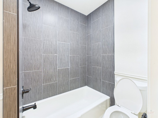 6108 Shadow Valley Dr Unit A, Austin, TX 78731 - full bathroom featuring washtub / shower combination and toilet