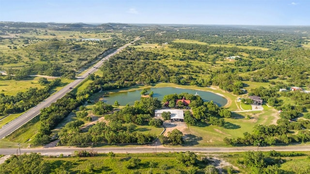 101 Rolling Hills Rd, Blanco, TX 78606 - aerial view of property's location with a large body of water