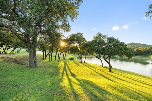 101 Rolling Hills Rd, Blanco, TX 78606 - view of home's community featuring a water view and a yard