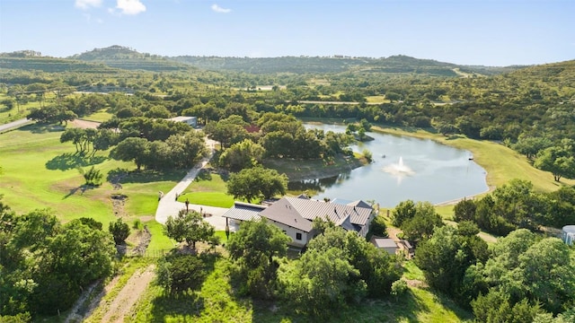 101 Rolling Hills Rd, Blanco, TX 78606 - aerial view of a nearby body of water and a heavily wooded area